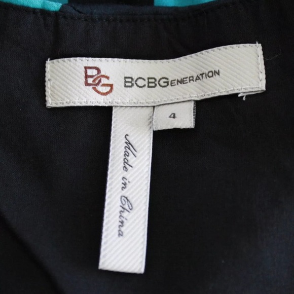 BCBGeneration Asbtract Print Strapless Mini Dress - Picture 6 of 8